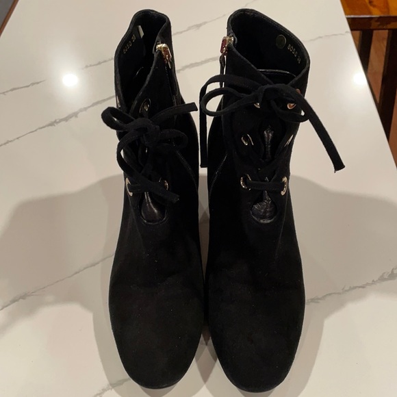 M Grigiarancio LEATHER SUEDE BOOTS - Picture 3 of 9